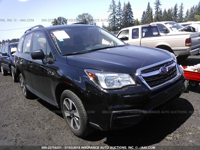 JF2SJABC6HH470552 - 2017 SUBARU FORESTER 2.5I BLACK photo 1