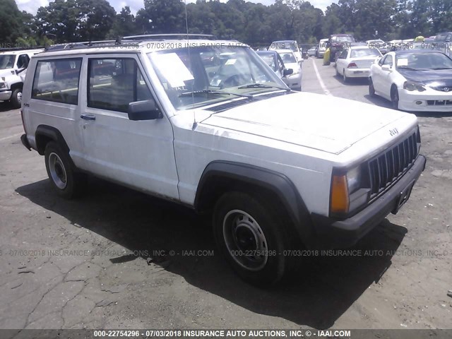 1J4FJ27L4LL210388 - 1990 JEEP CHEROKEE WHITE photo 1