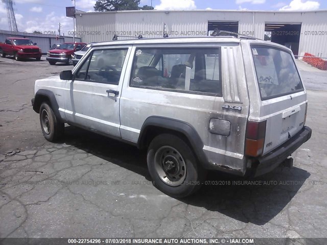 1J4FJ27L4LL210388 - 1990 JEEP CHEROKEE WHITE photo 3