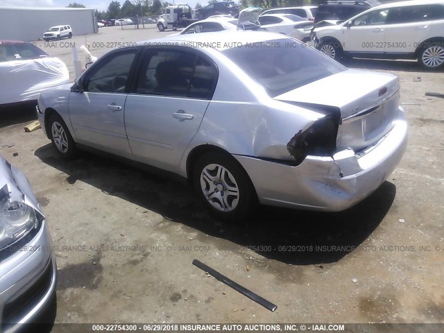 1G1ZS58F08F135231 - 2008 CHEVROLET MALIBU LS SILVER photo 3