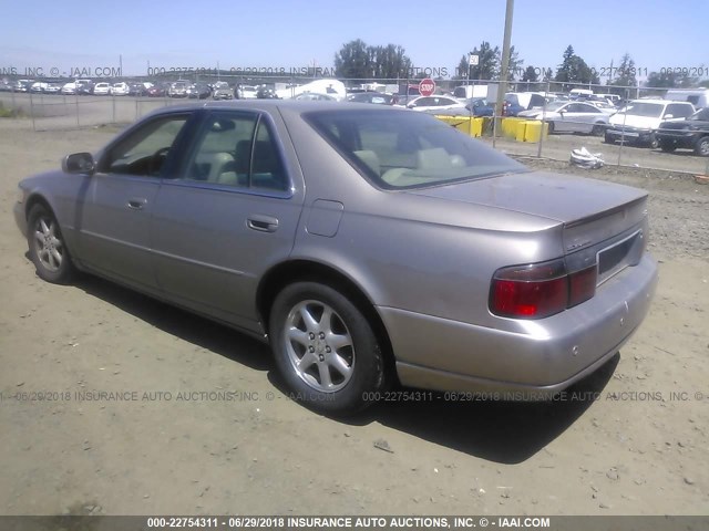 1G6KS54Y22U300184 - 2002 CADILLAC SEVILLE SLS BEIGE photo 3