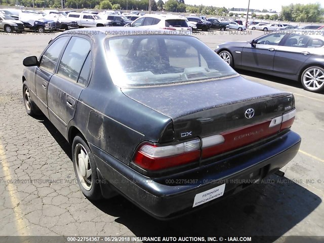 1NXBB02E1TZ374802 - 1996 TOYOTA COROLLA DX GREEN photo 3