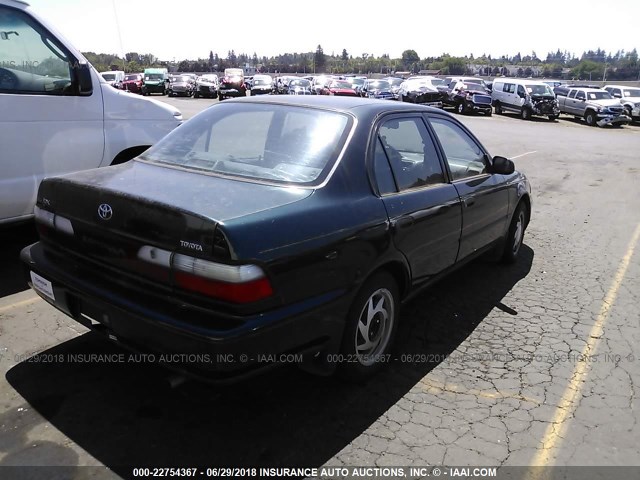 1NXBB02E1TZ374802 - 1996 TOYOTA COROLLA DX GREEN photo 4