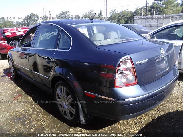 WVWRU63B65E051315 - 2005 VOLKSWAGEN PASSAT GLX 蓝色 照片 3