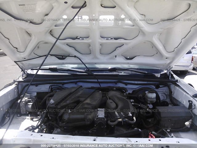 3TMLU4ENXBM057271 - 2011 TOYOTA TACOMA DOUBLE CAB 白色 照片 10