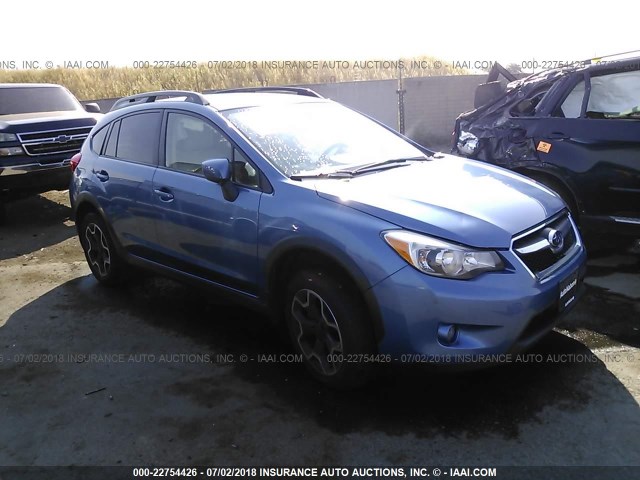 JF2GPAFC5F8227147 - 2015 SUBARU XV CROSSTREK 2.0 PREMIUM BLUE photo 1