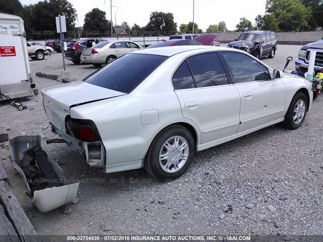 4A3AA46G53E147920 - 2003 MITSUBISHI GALANT ES/LS CREAM photo 4