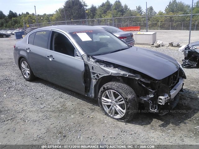 JN1CV6AP3CM936675 - 2012 INFINITI G37 SPORT GRAY photo 1