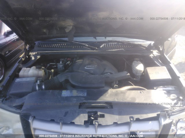 1GYEK63N34R265629 - 2004 CADILLAC ESCALADE LUXURY შავი ფოტო 10