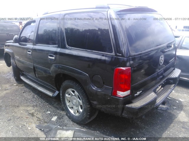 1GYEK63N34R265629 - 2004 CADILLAC ESCALADE LUXURY შავი ფოტო 3