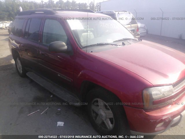 1GNET16S636139358 - 2003 CHEVROLET TRAILBLAZER EXT RED photo 1