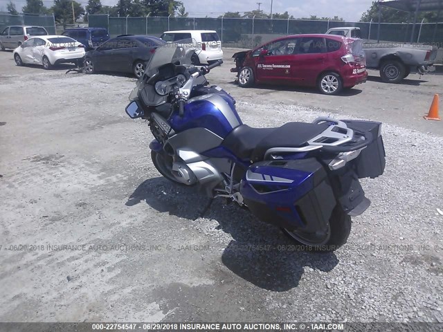 WB10A1300FZ193556 - 2015 BMW R1200 RT BLUE photo 3