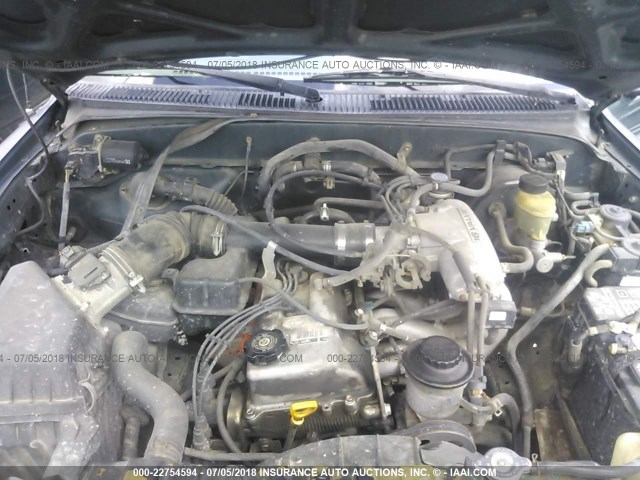 4TASM92N8WZ147600 - 1998 TOYOTA TACOMA XTRACAB PRERUNNER მწვანე ფოტო 10