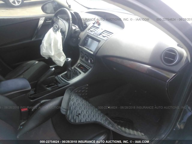 JM1BL1K46B1359193 - 2011 MAZDA SPEED 3 Pewter photo 5