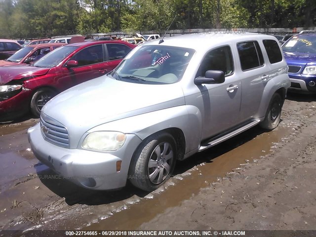 3GNBAADBXAS589177 - 2010 CHEVROLET HHR LS SILVER photo 2