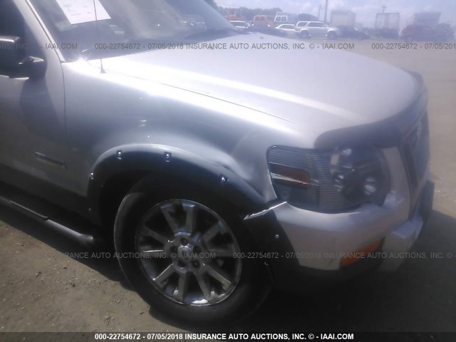 1FMEU73EX8UA71569 - 2008 FORD EXPLORER XLT SILVER photo 6