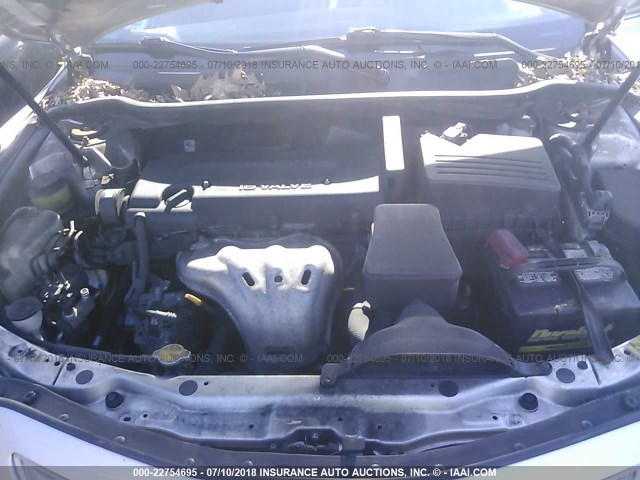 4T4BE46K09R071720 - 2009 TOYOTA CAMRY SE/LE/XLE SILVER photo 10