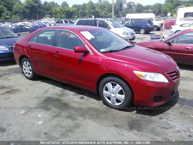 4T1BF3EK9BU132460 - 2011 TOYOTA CAMRY SE/LE/XLE RED photo 1