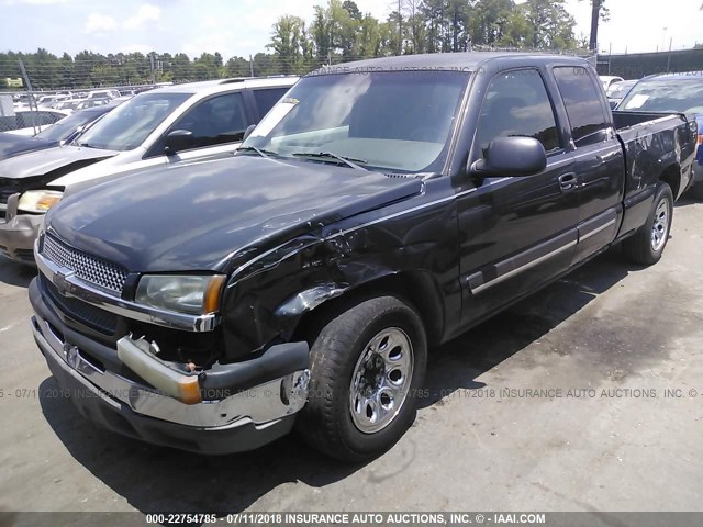 2GCEC19T031155639 - 2003 CHEVROLET SILVERADO C1500 GRAY photo 2