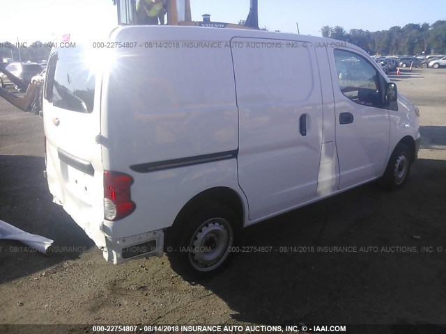 3N63M0ZNXJK691173 - 2018 CHEVROLET CITY EXPRESS LT WHITE photo 4