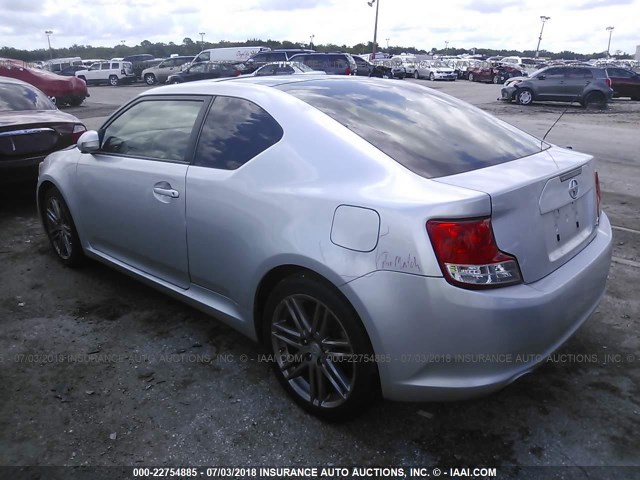 JTKJF5C79C3033230 - 2012 TOYOTA SCION TC 银色 照片 3