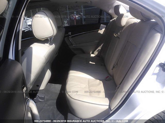 3LNHL2GC8CR811194 - 2012 LINCOLN MKZ WHITE photo 8