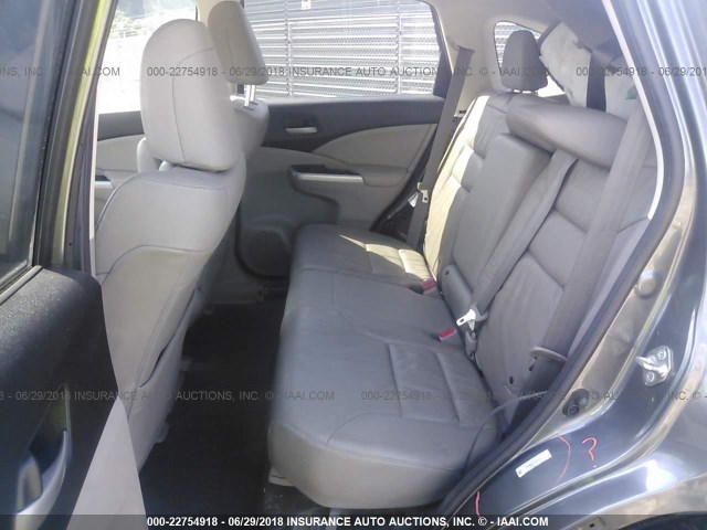 2HKRM4H7XEH601818 - 2014 HONDA CR-V EXL GRAY photo 8