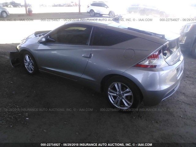 JHMZF1D64BS010613 - 2011 HONDA CR-Z GRAY photo 3