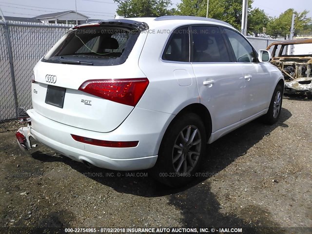 WA1LFAFP7CA093677 - 2012 AUDI Q5 PREMIUM PLUS WHITE photo 4