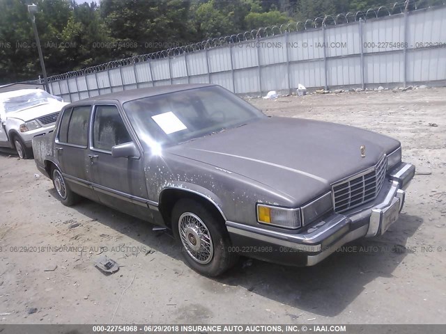 1G6CD53BXN4262493 - 1992 CADILLAC DEVILLE BROWN photo 1