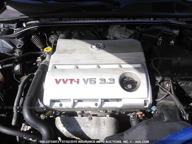 4T1CA30P96U091727 - 2006 TOYOTA CAMRY SOLARA SE/SLE Mavi foto 10