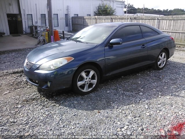 4T1CA30P96U091727 - 2006 TOYOTA CAMRY SOLARA SE/SLE Mavi foto 2
