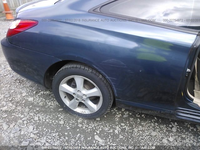 4T1CA30P96U091727 - 2006 TOYOTA CAMRY SOLARA SE/SLE Mavi foto 6