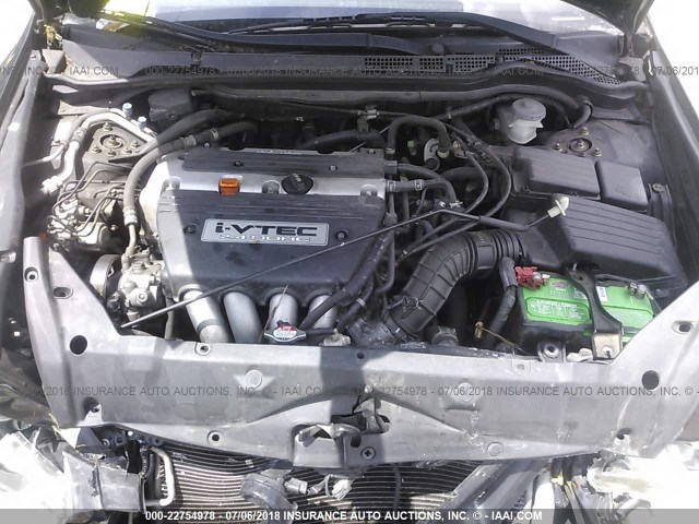 1HGCM566X3A100584 - 2003 HONDA ACCORD EX 黑色 照片 10