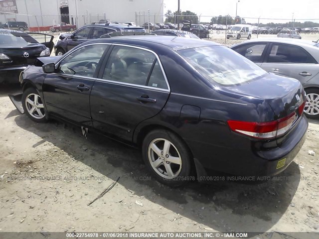 1HGCM566X3A100584 - 2003 HONDA ACCORD EX 黑色 照片 3
