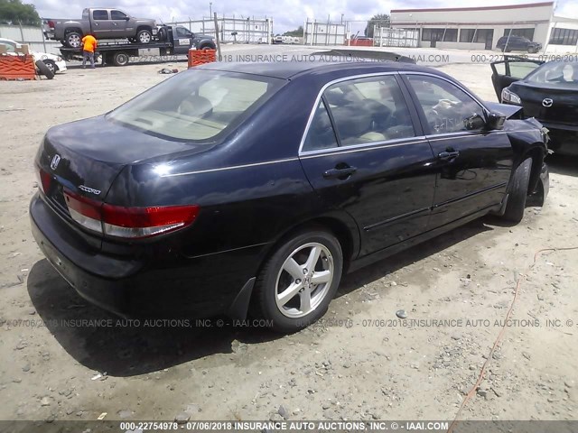1HGCM566X3A100584 - 2003 HONDA ACCORD EX 黑色 照片 4