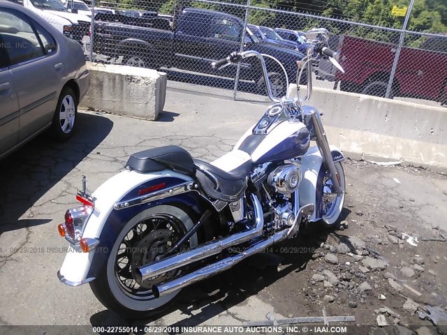 1HD1JDB186Y080560 - 2006 HARLEY-DAVIDSON FLSTNI WHITE photo 4