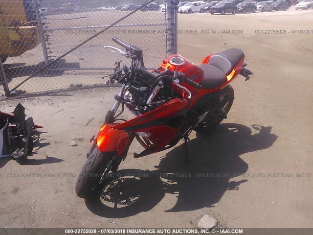 JKAEXEJ18HDA02263 - 2017 KAWASAKI EX650 J ნარინჯისფერი ფოტო 1