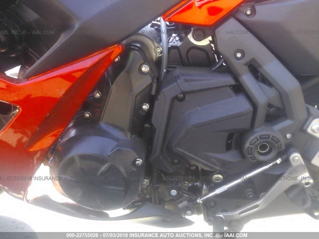 JKAEXEJ18HDA02263 - 2017 KAWASAKI EX650 J ნარინჯისფერი ფოტო 9