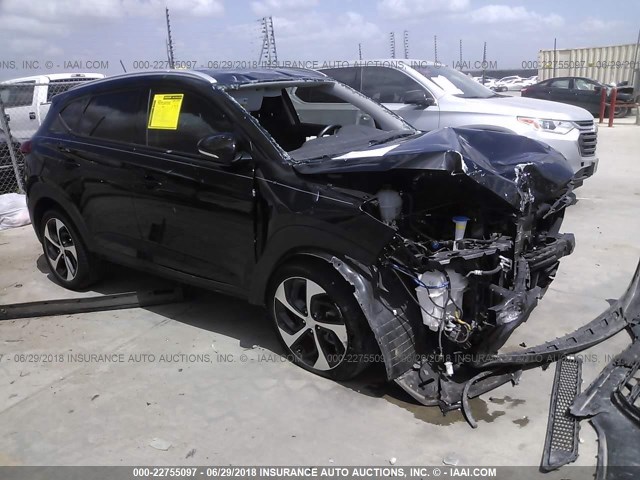 KM8J33A24GU137034 - 2016 HYUNDAI TUCSON LIMITED/SPORT AND ECO/SE BLACK photo 1