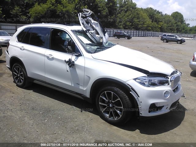 5UXKR2C53J0Z17144 - 2018 BMW X5 SDRIVE35I WHITE photo 1