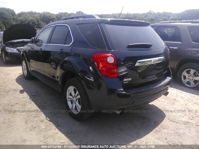 2GNFLFE32F6382434 - 2015 CHEVROLET EQUINOX LT BLACK photo 3