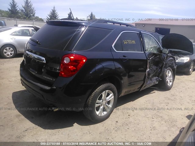 2GNFLFE32F6382434 - 2015 CHEVROLET EQUINOX LT BLACK photo 4