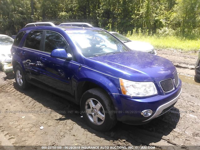 2CKDL63F466082254 - 2006 PONTIAC TORRENT BLUE photo 1