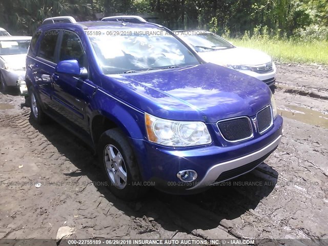 2CKDL63F466082254 - 2006 PONTIAC TORRENT BLUE photo 6