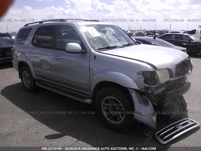 5TDZT38A93S137551 - 2003 TOYOTA SEQUOIA LIMITED GRAY photo 1