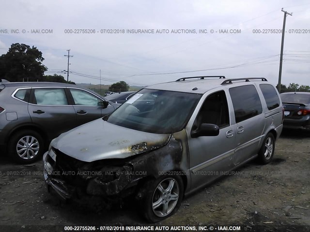 1GNDV23L15D252884 - 2005 CHEVROLET UPLANDER LS SILVER photo 2