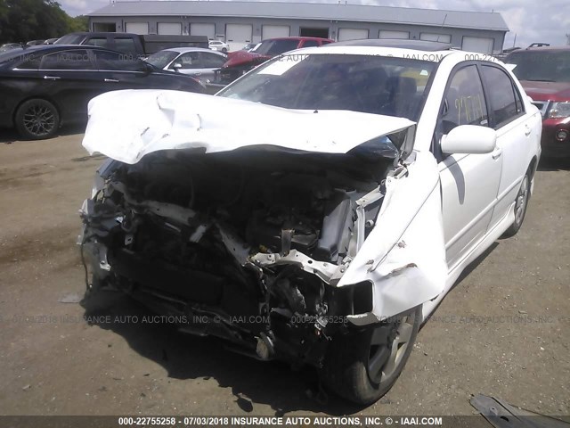 2T1BR32E53C092886 - 2003 TOYOTA COROLLA CE/LE/S WHITE photo 2