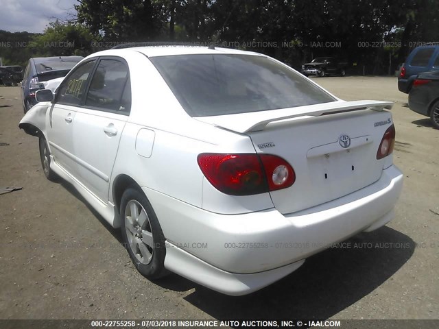 2T1BR32E53C092886 - 2003 TOYOTA COROLLA CE/LE/S WHITE photo 3