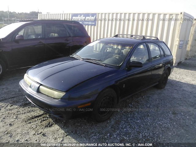 1G8ZK8274VZ269691 - 1997 SATURN SW2 Dark Blue photo 2